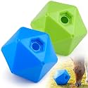 Seenelling 2 Pack Horse Treat Ball, 9" Feeder Toy for Horses, Green Blue