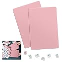 Seenelling 2 Pcs Mahjong Tile Shuffler Plastic Paddles,Pink