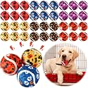 Seenelling 36 Pcs Halloween Dog Toys, 2.5" Squeaky Tennis Balls, Spider