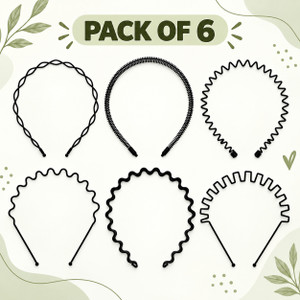 seeotwo trendy metal headband hair band black
