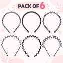 Seeotwo Wavy Non-Slip Headband Hair Band