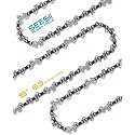 SEESII 3 Pack 18 Inch Chainsaw Chain Replacement,3/8" LP, .050" Gauge, 63DL