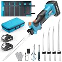 Seesii Cordless Electric Fillet Knife Set with 25" Fish Fillet Mat