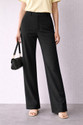 SEEWELL.in Straight Fit Women Black Trousers