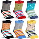 SeeyAN Kids Merino Wool Socks Boys Girls Hiking Boot Winter Thermal Warm Cozy Soft Toddler Thick Crew Socks 6 Pairs