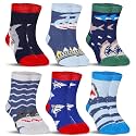 SeeyAN Kids Merino Wool Socks Boys Girls Hiking Boot Winter Thermal Warm Cozy Soft Toddler Thick Crew Socks 6 Pairs