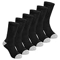 SeeyAN Kids Socks Boys Crew Athletic Half Cushioned Cotton Sport Running Breathable Socks 6 Pairs