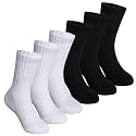 SeeyAN Kids Socks Boys Crew Athletic Half Cushioned Cotton Sport Running Breathable Socks 6 Pairs