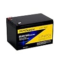 SEFEPODER 24V 9Ah Lithium LiFePO4 Deep Cycle Battery with 30A BMS