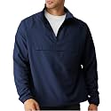 SEGANUP Men's Lightweight Quarter Zip Pullover Windbreaker with Pocket