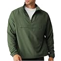 SEGANUP Men's Lightweight Quarter Zip Pullover Windbreaker with Pocket