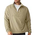 SEGANUP Men's Lightweight Quarter Zip Pullover Windbreaker with Pocket