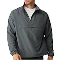 SEGANUP Men's Lightweight Quarter Zip Pullover Windbreaker with Pocket