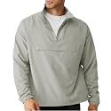 SEGANUP Men's Lightweight Quarter Zip Pullover Windbreaker with Pocket