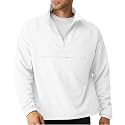 SEGANUP Men's Lightweight Quarter Zip Pullover Windbreaker with Pocket