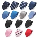 Segarty Neckties for Men, 14 PCS Classic Assorted Jacquard Neck Tie, Men's Pretied Ties Set for Formal Business Wedding