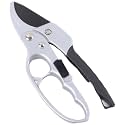Segmented Handle Pruning Shears for Home Gardens and Outdoor Landscaping (Black, 7.87 × 2.36 in)