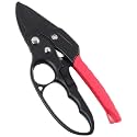 Segmented Handle Pruning Shears for Home Gardens and Outdoor Landscaping (Black, 7.87 × 2.36 in)
