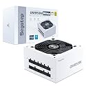 Segotep GM850 White Power Supply 850W, PCIe 5.1 &amp; ATX 3.1 Full Modular 80 Plus Gold PSU for NVIDIA RTX 40/50 Series and AMD Graphics Cards, Japanese 105°C Capacitor