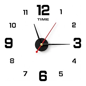 Sehaz Artworks DIY Frameless Silent Wall Clock