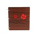 Sehaz Artworks LuckHope-9X8 80 Photos Wooden Photo Album for memorable Gift on Boyfriend Girlfriend Birthdays, Valentines day, Anniversary, Cute Gift for couples
