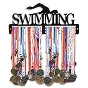 Sehaz Artworks Swimming Medal Hangers for Wall | Medal Holder- 35 x 15.5 CM