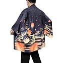 Seidarise Men's Haori Jacket Kimono Cardigan Yukata Noragi Happi Coat