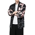 Seidarise Men's Haori Jacket Kimono Cardigan Yukata Noragi Happi Coat