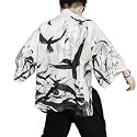 Seidarise Men's Haori Jacket Kimono Cardigan Yukata Noragi Happi Coat