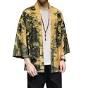 Seidarise Men's Haori Jacket Kimono Cardigan Yukata Noragi Happi Coat