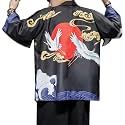 Seidarise Men's Haori Jacket Kimono Cardigan Yukata Noragi Happi Coat