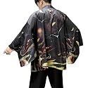 Seidarise Men's Haori Jacket Kimono Cardigan Yukata Noragi Happi Coat