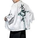 Seidarise Men's Haori Jacket Kimono Cardigan Yukata Noragi Happi Coat