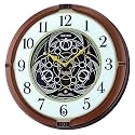 Seiko Wall Clock Black Plastic Frame