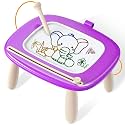Seimome Doodle Board for Toddler Toys Age 1-3, Magnetic Writing Board, Learning and Educational Toys for 1 2 3 Years Old Girl Boy- Purple