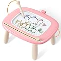 Seimome Magnetic Drawing Board, Toddler Girl Toys for 1-3 Year Old, Doodle Board Learning and Educational Kids Toys for 1 2 3 Year Old Baby Birthday GIF- Pink