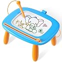 Seimome Toddlers Toys Ages 1-3, Magnetic Drawing Board, Doodle Board Pad Learning and Educational Toys for 18 Months Kids, Birthday Gifts- Blue