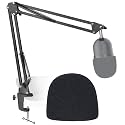 SUNMON Boom Arm for Seiren V3 Mini, Mic Arm for Seiren Mini with Pop Filter