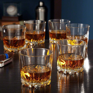 Seiri Pack of 6 Crystal Whiskey Glass