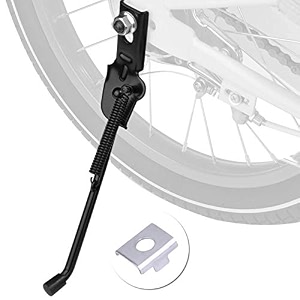 seisso kickstand for kids bike for 12-1839 steel with pad for rear for training wheel 