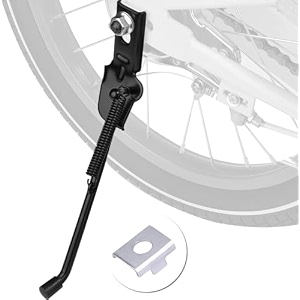 seisso kickstand for kids bike for 12-1839 steel with pad for rear for training wheel 