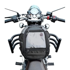 seize the ridebike magnet tank bag  magnet based  works on metal tanks  perfect for daily office commute magnetic bag 5 ltr