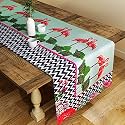 SEJ by Nisha Gupta Dining Table Runner for Center Table | Table Runner 4 Seater &amp; 6 Seater | Runner for Dining | Table Runners for Living Room | Printed Washable Runner (12x78 Inches)