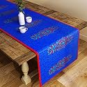SEJ by Nisha Gupta Dining Table Runner for Center Table | Table Runner 4 Seater &amp; 6 Seater | Runner for Dining | Table Runners for Living Room | Printed Washable Runner (12x78 Inches)