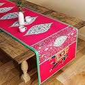 SEJ by Nisha Gupta Dining Table Runner for Center Table | Table Runner 4 Seater &amp; 6 Seater | Runner for Dining | Table Runners for Living Room | Printed Washable Runner (12x48 Inches)