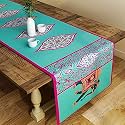 SEJ by Nisha Gupta Dining Table Runner for Center Table | Table Runner 4 Seater &amp; 6 Seater | Runner for Dining | Table Runners for Living Room | Printed Washable Runner (12x78 Inches)