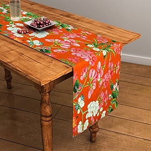sej by nisha gupta dining table runner for center table  table runner 4 seater amp 6 seater  runner for dining  table runners for living room  printed washable runner 12x48 inches