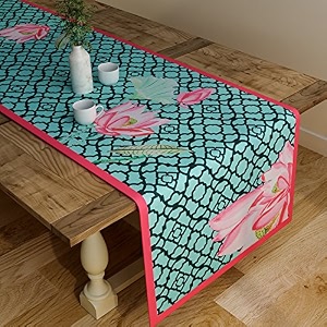 sej by nisha gupta dining table runner for center table  table runner 4 seater amp 6 seater  runner for dining  table runners for living room  printed washable runner 12x48 inches