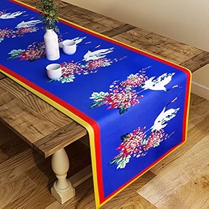 sej by nisha gupta dining table runner for center table  table runner 4 seater amp 6 seater  runner for dining  table runners for living room  printed washable runner 12x48 inches