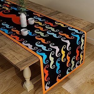 sej by nisha gupta dining table runner for center table  table runner 4 seater amp 6 seater  runner for dining  table runners for living room  printed washable runner 12x48 inches
